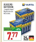 Aktuelles Alkaline-Batterien Longlife Power Mignon AA Angebot bei Marktkauf in Gelsenkirchen ab 7,77 €