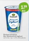 Bio-Weidemilch Joghurt Angebote von Bioland Alnatura bei tegut Germering für 1,39 €