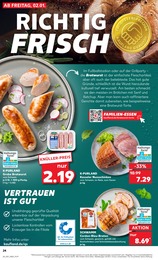 Kaufland Bratwurst im Prospekt 