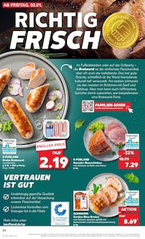 Bratwurst im aktuellen Kaufland Prospekt (Dresden) Bratwurst im Kaufland Prospekt "KNÜLLER" mit 61 Seiten (Dresden)