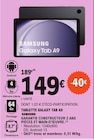 Tablette galaxy tab a9 - SAMSUNG en promo chez E.Leclerc Saint-Cloud à 149,00 €