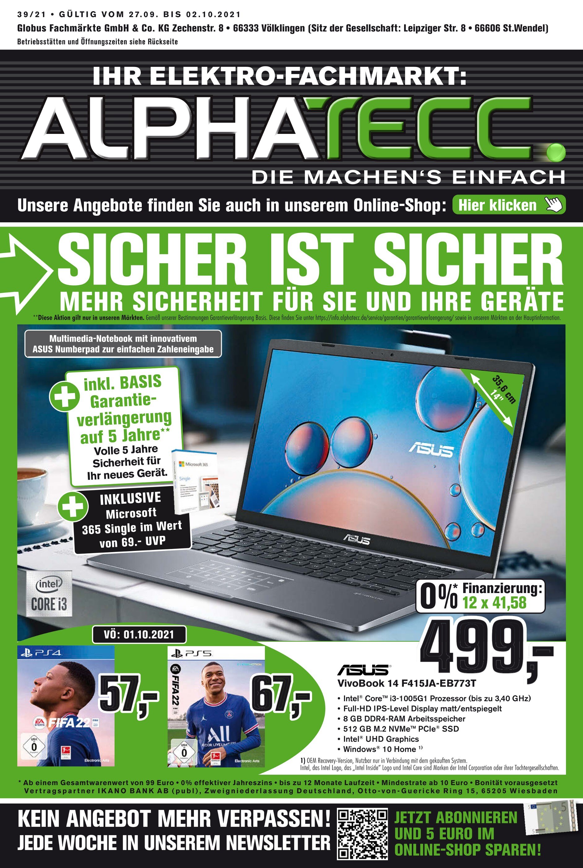 ALPHATECC. Prospekt für Neunkirchen mit 12 Seiten ALPHATECC. Prospekt für Neunkirchen: "DIE MACHEN‘S EINFACH", 12 Seiten, 27.09.2021 - 02.10.2021
