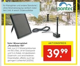 Solar-Wasserspielset „PondoSolar 150“ von pontec für 39,99 € bei Hellweg im Angebot Solar-Wasserspielset „PondoSolar 150“ von pontec im aktuellen Hellweg Prospekt