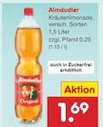 Netto Marken-Discount Geiselhöring - Almdudler Angebot im Prospekt Almdudler bei Netto Marken-Discount im Geiselhöring Prospekt für 1,69 €