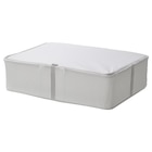 Stoffe im IKEA Prospekt Aufbewahrungstasche Stoff gestreift/weiß/grau 69x51x19 cm von HEMMAFIXARE im aktuellen IKEA Prospekt für 17,99 €