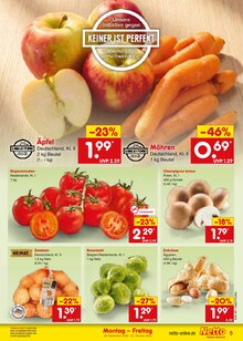 Obst im Netto Marken-Discount Prospekt "Aktuelle Angebote" mit 74 Seiten (München)