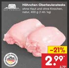 Aktuelles Hähnchen-Oberkeulensteaks Angebot bei Netto Marken-Discount in Wolfsburg ab 2,99 €