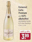 Freixenet Carta Premium oder 0,0% alkoholfrei im Angebot bei famila Nordost in Neustadt Freixenet Carta Premium oder 0,0% alkoholfrei Angebote bei famila Nordost Neustadt für 3,99 €