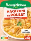 Macaroni au Poulet Sauce Moutarde - Fleury Michon dans le catalogue Intermarché Hyper