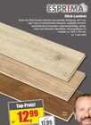 Klick-Laminat Eiche creme im Angebot bei Christian Scheffer Heimtex-Fachmarkt e.K. in Minden Klick-Laminat Eiche creme Angebote von ESPR!MA bei Christian Scheffer Heimtex-Fachmarkt e.K. Minden für 12,99 €