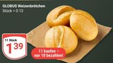 Aktuelle Wecker Angebote bei GLOBUS in Oberhausen Aktuelles Weizenbrötchen Angebot bei GLOBUS in Oberhausen ab 1,39 €