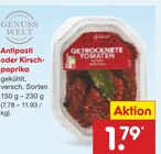 Aktuelles Antipasti oder Kirschpaprika Angebot bei Netto Marken-Discount in Duisburg ab 1,79 €