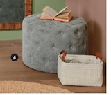 Pouf rond tissu capitonne - Hyper U à Caen Pouf rond tissu capitonne en promo chez Hyper U Caen à 69,00 €