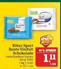 Bunte Vielfalt Schokolade Angebote von Ritter Sport bei Marktkauf Altenburg für 1,11 €