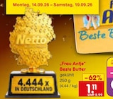 Frau Antje Beste Butter im Netto Marken-Discount Prospekt Frau Antje Beste Butter im aktuellen Netto Marken-Discount Prospekt für 1,11 €