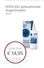 LINDA Balve - HYLO GEL befeuchtende Augentropfen Angebot im Prospekt HYLO GEL befeuchtende Augentropfen bei LINDA im Balve Prospekt für 14,95 €