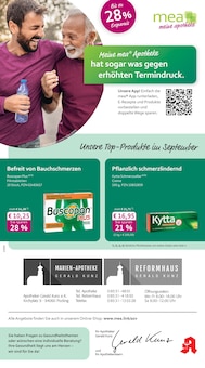 mea - meine apotheke Prospekt Unsere September-Angebote mit 4 Seiten