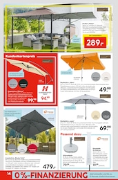 Sonnenschirm Angebot im aktuellen Hellweg Prospekt auf Seite 16