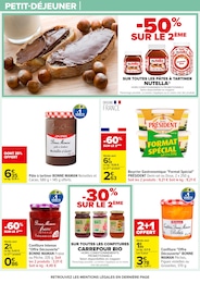 Prix et réduction Confiture dans le prospectus Carrefour en cours Offre Confiture dans le catalogue Carrefour du moment à la page 17