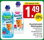 Weichspüler im Angebot bei WEZ in Löhne Weichspüler Angebote von Kuschelweich bei WEZ Löhne für 1,49 €