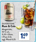 Aktuelles Rum & Cola Angebot bei ALDI SÜD in Düsseldorf ab 1,69 €