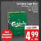 EDEKA - Lager Beer Angebot im Prospekt Lager Beer bei EDEKA im Prospekt "" für 4,99 €
