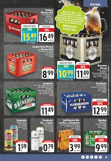 Warsteiner im EDEKA Prospekt "Aktuelle Angebote" mit 24 Seiten (Erkelenz)