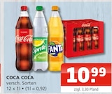 COCA COLA Angebote bei Getränke Oase Lippstadt für 10,99 €