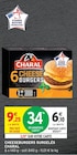 Cheeseburgers surgelés - CHARAL en promo à 6,10 € chez Intermarché Super Cheeseburgers surgelés - CHARAL dans le catalogue Intermarché Super