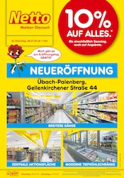 Aktueller Netto Marken-Discount Discounter Prospekt in Geilenkirchen und Umgebung, "Neueröffnung - 10% auf ALLES" mit 8 Seiten, 08.07.2025 - 12.07.2025