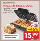 Waffeleisen für 2 Belgische Waffeln im Angebot bei Netto Marken-Discount in Pinneberg Waffeleisen für 2 Belgische Waffeln Angebote von GOURMETmaxx bei Netto Marken-Discount Pinneberg für 15,99 €