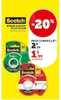 Ruban adhésif Scotch 25M - Scotch - Hyper U à Lens Ruban adhésif Scotch 25M - Scotch en promo chez Hyper U Lens à 1,99 €