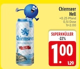 Hell im Angebot bei EDEKA in Tettnang Hell Angebote von Chiemseer bei EDEKA Tettnang für 1,00 €