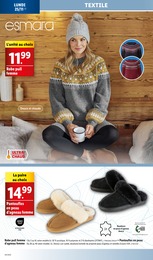 Offre Chaussons dans le catalogue Lidl du moment à la page 60