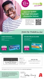 Aktueller mea - meine apotheke Apotheken Prospekt für Sasbachwalden: Unsere Juni-Angebote mit 4} Seiten, 01.06.2025 - 30.06.2025
