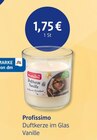 Duftkerze im Glas Vanille im Angebot bei dm-drogerie markt in Mainz Duftkerze im Glas Vanille Angebote von Profissimo bei dm-drogerie markt Mainz für 1,75 €