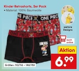 Baby Shorts im Netto Marken-Discount Prospekt Kinder Retroshorts, 2er Pack im aktuellen Netto Marken-Discount Prospekt für 6,99 €