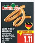 Zarte Wiener Würstchen von Bauern Gut im aktuellen E center Prospekt für 1,11 €