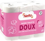 PAPIER HYGIENIQUE BLANC 2 PLIS 12 ROULEAUX - NETTO à 2,85 € dans le catalogue Netto