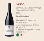 Moulin-à-Vent 2024 - CHÂTEAU DU MOULIN À VENT en promo chez Monoprix Margaret Moulin-à-Vent 2024 - CHÂTEAU DU MOULIN À VENT dans le catalogue Monoprix Margaret