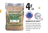 Granules de bois en promo chez E.Leclerc Creil à 4,19 €