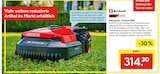 Mähroboter Freelexo 500 von Einhell für 314,30 € bei Hellweg im Angebot Mähroboter Freelexo 500 von Einhell im aktuellen Hellweg Prospekt
