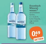Aktuelles Mineralwasser Angebot bei tegut in Würzburg ab 0,69 €