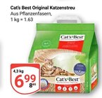 Original Katzenstreu im Angebot bei GLOBUS in Homburg Original Katzenstreu Angebote von Cat's Best bei GLOBUS Homburg für 6,99 €