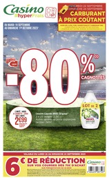 Catalogue Géant Casino avec 44 pages de promos Prospectus Géant Casino, "Casino #hyperFrais", pages, 19/09/2023 - 01/10/2023