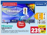 OLED-4K-UHD-TV Angebote von Hisense bei E center Ludwigshafen für 239,99 €
