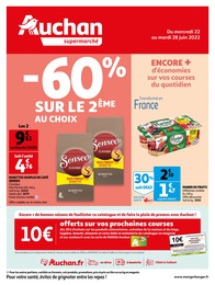 Auchan Catalogue "ENCORE + d'économies sur vos courses au quotidien", 28 pages, Savigny-sur-Orge, 22/06/2022 - 26/06/2022 Auchan Catalogue "ENCORE + d'économies sur vos courses au quotidien", 28 pages, Savigny-sur-Orge, 22/06/2022 - 26/06/2022