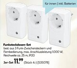 Funksteckdosen-Set Angebot im Hellweg Prospekt Funksteckdosen-Set im Hellweg Prospekt zum Preis von 11,99 €