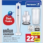 Stabmixer MQ 10.201P im Angebot bei Marktkauf in Fellbach Stabmixer MQ 10.201P Angebote von Braun bei Marktkauf Fellbach für 22,99 €