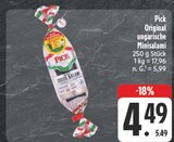 EDEKA Weißenberg - Original ungarische Minisalami Angebot im Prospekt Original ungarische Minisalami bei EDEKA im Weißenberg Prospekt für 4,49 €